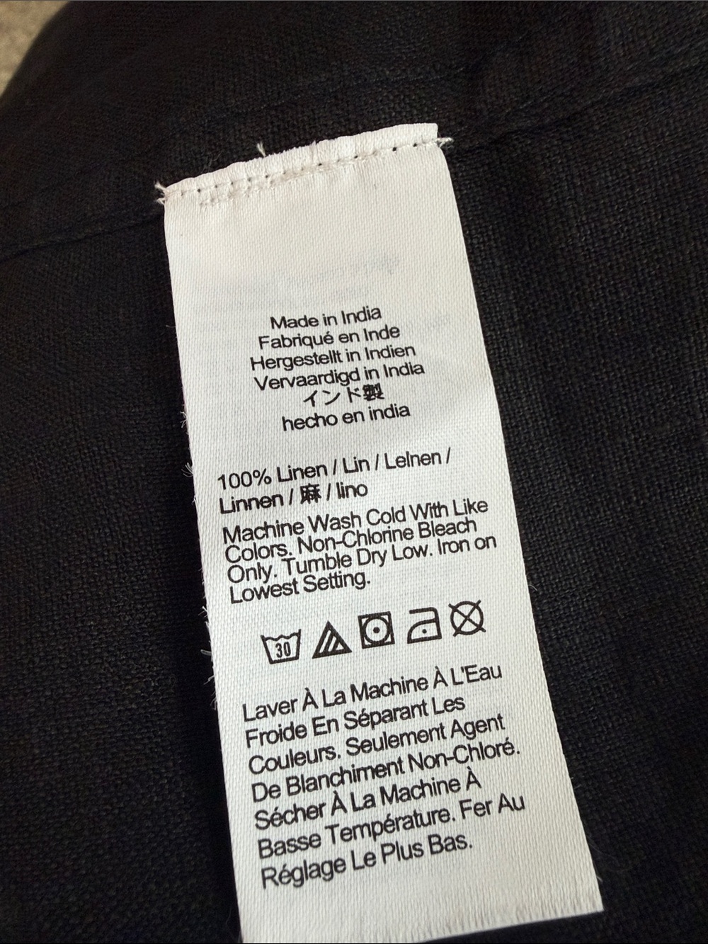 J. Crew Black Ruffle-Trim Button Front Shirt - Picture 6 of 6